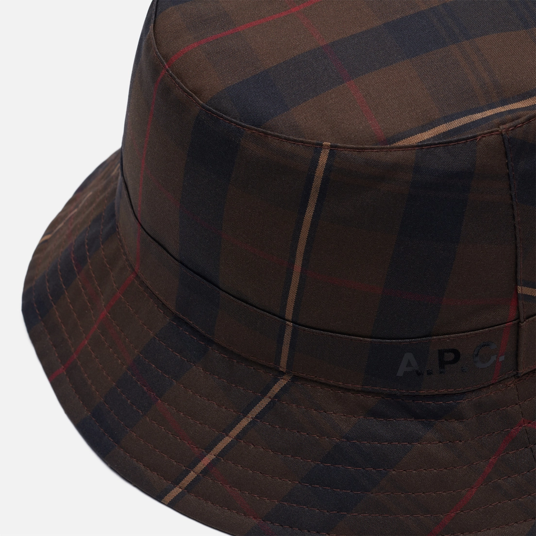 A.P.C. Панама Mark Waxed Check