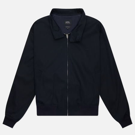 Мужская куртка харрингтон A.P.C. Zipped, цвет синий, размер L