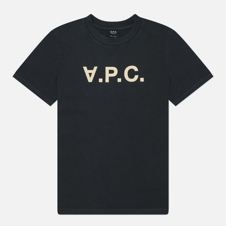 Мужская футболка A.P.C. Standard Grand V.P.C. GOTS, цвет чёрный, размер L