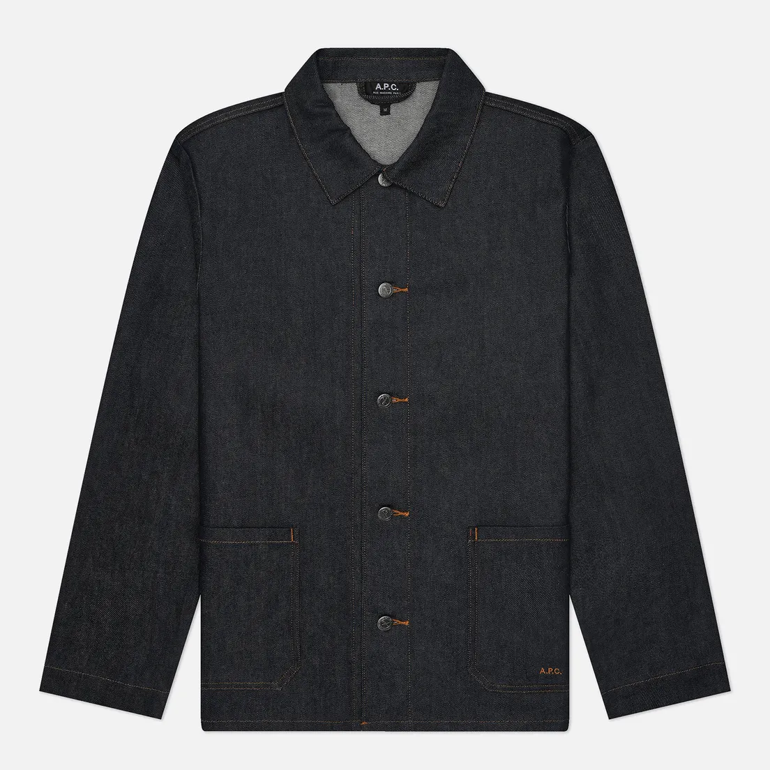 A.P.C. Мужская джинсовая куртка Kerlouan Logo Brode