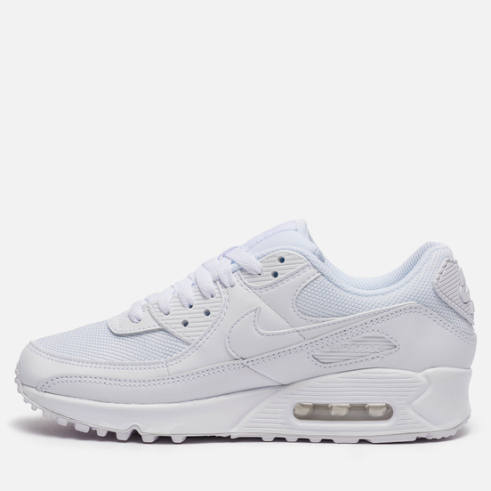 Женские кроссовки Nike Air Max 90 White/White/White/Wolf Grey