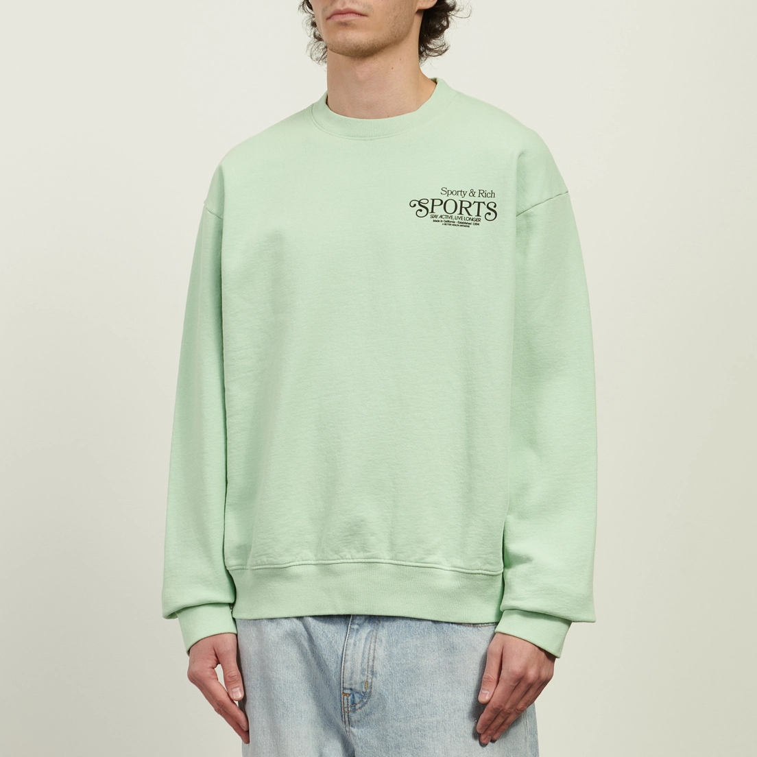 Sporty & Rich Мужская толстовка Bardot Sports Crewneck