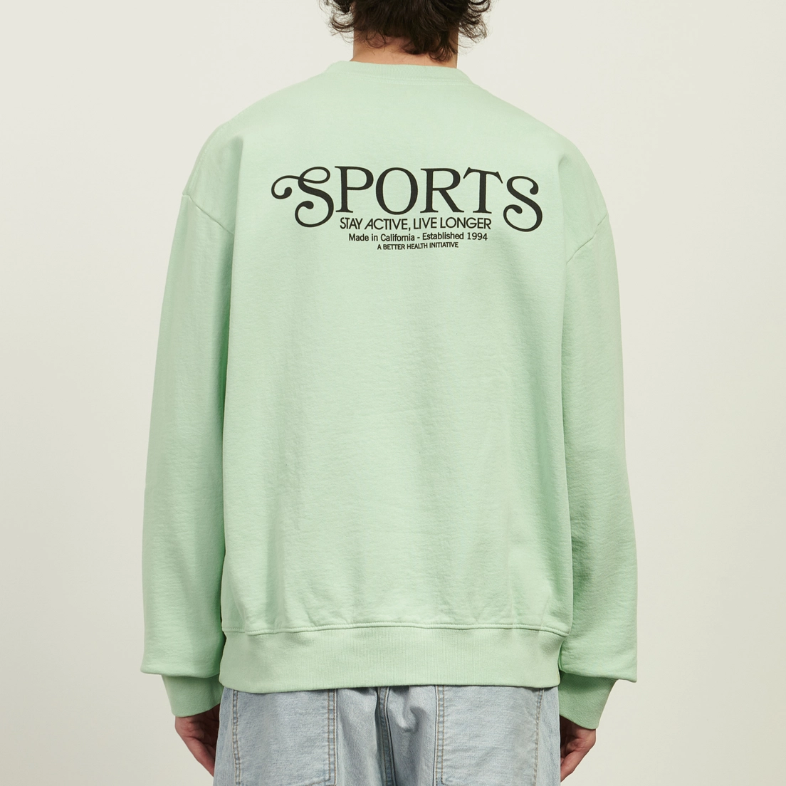 Sporty & Rich Мужская толстовка Bardot Sports Crewneck