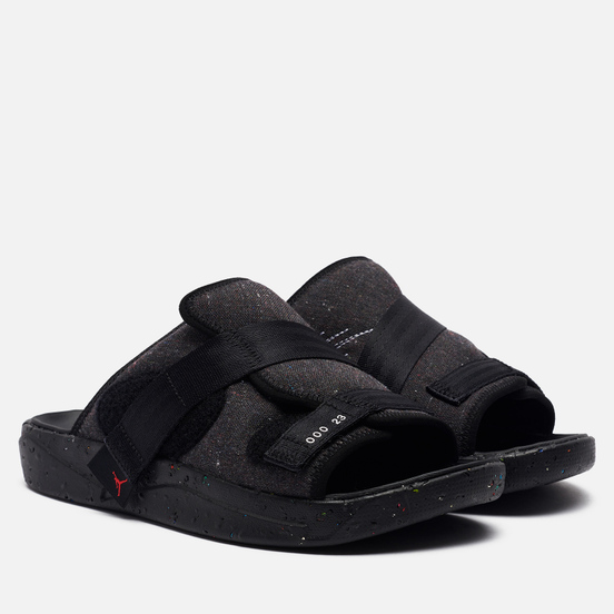 Мужские сланцы Jordan Slide Crater Collection Black/University Red/Green Spark/White