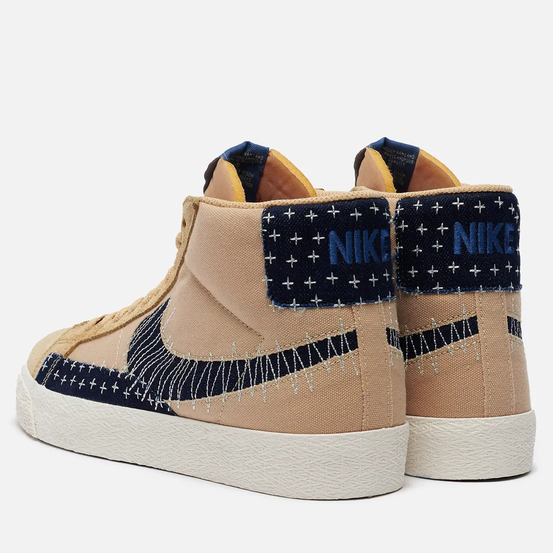 Nike SB Мужские кроссовки Zoom Blazer Mid Sashiko Sesame
