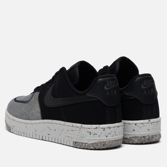 Женские кроссовки Nike Air Force 1 Crater Collection Black/Black/Photon Dust/Dark Smoke Grey