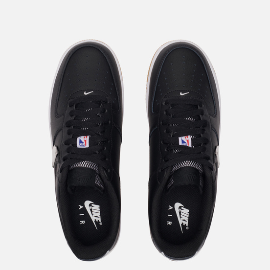 Кроссовки Nike x NBA Air Force 1 07 LV8 Black/Black/Wolf Grey/Dark Grey
