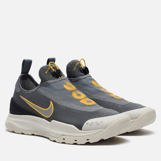 Мужские кроссовки Nike ACG Zoom Air AO Smoke Grey/Amarillo/Metallic Silver