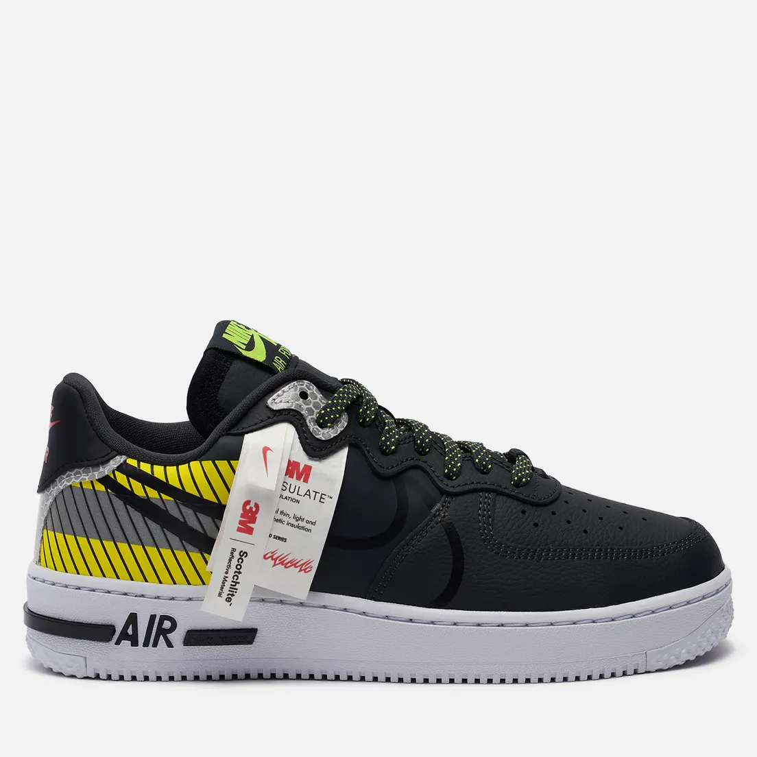 Nike Мужские кроссовки x 3M Air Force 1 React LX