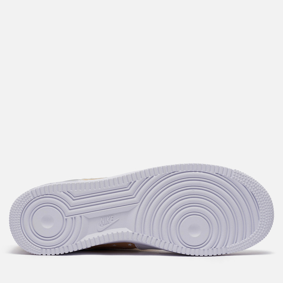 Кроссовки Nike Wmns Air Force 1 07 Dots And Stars White/Metallic Silver/Metallic Gold