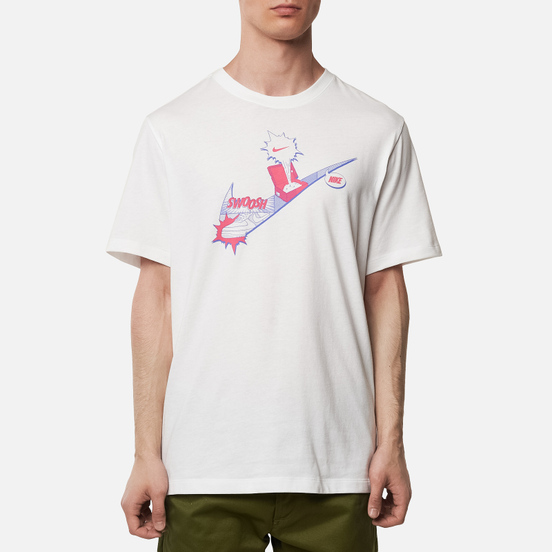 Мужская футболка Nike Swoosh Graphic White
