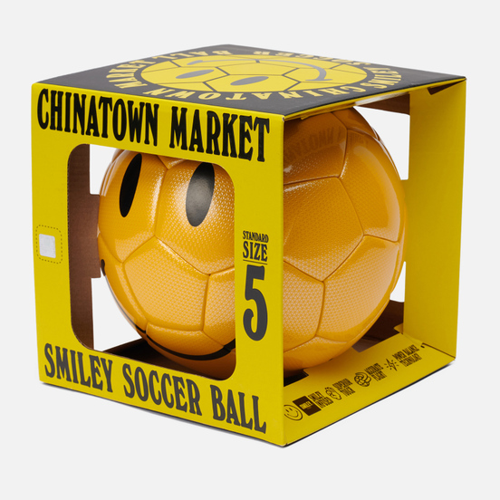 Футбольный мяч Chinatown Market Smiley Yellow