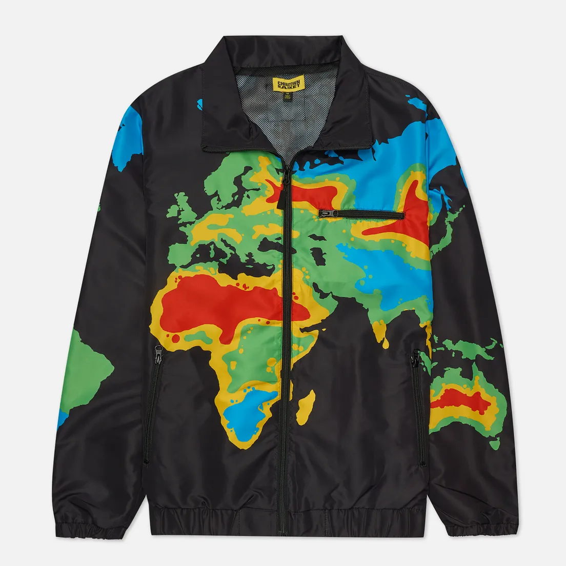 Chinatown Market Мужская куртка Global Citizen Heat Map Zip