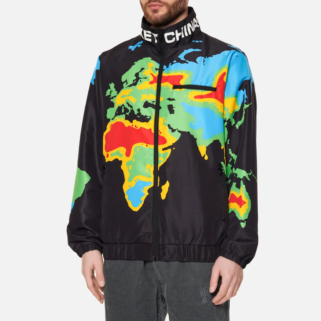 Chinatown Market Мужская куртка Global Citizen Heat Map Zip