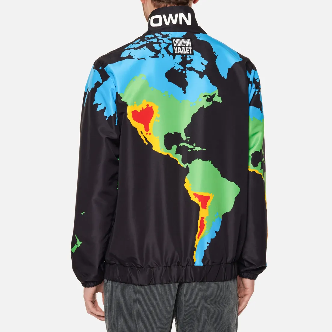 Chinatown Market Мужская куртка Global Citizen Heat Map Zip