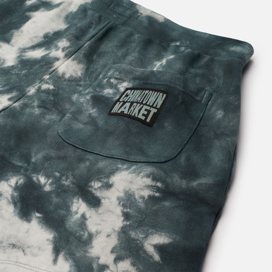 Мужские шорты Chinatown Market Peace On Earth Clouds Black Tie Dye