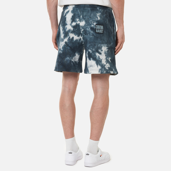Мужские шорты Chinatown Market Peace On Earth Clouds Black Tie Dye