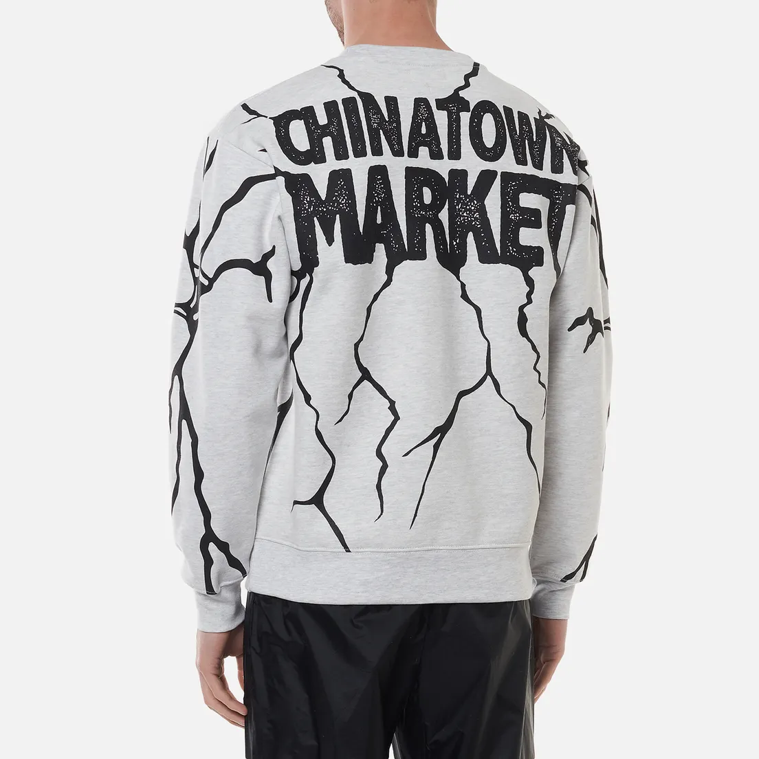 Chinatown Market Мужская толстовка Smiley Dry Wall Breaker Crew Neck