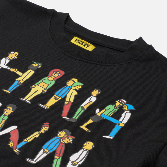 Мужская толстовка Chinatown Market City Aerobics Crew Neck Black