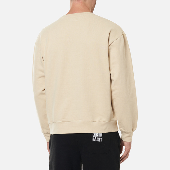 Мужская толстовка Chinatown Market Through The Foam Crew Neck Bone