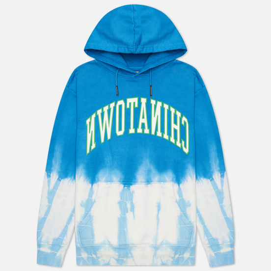 Мужская толстовка Chinatown Market Reverse Arc Tie-Dye Hoodie Blue Tie Dye