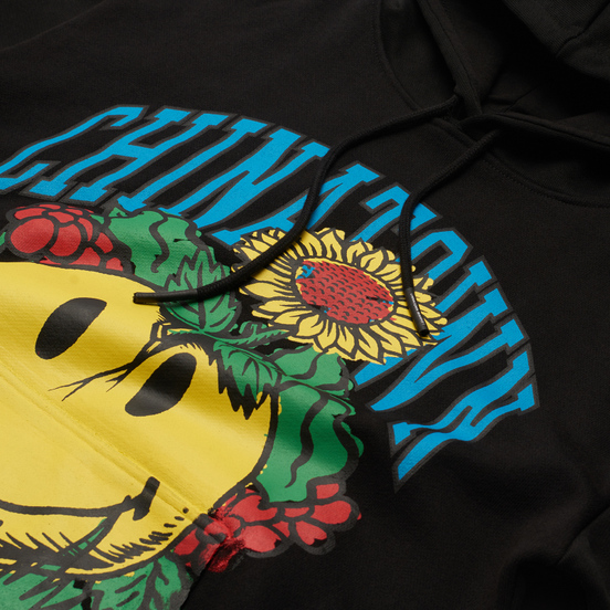 Мужская толстовка Chinatown Market Smiley Planter Hoody Black