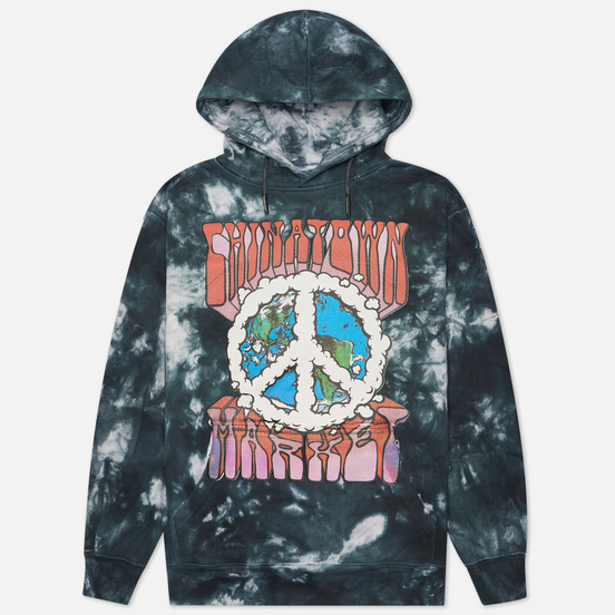 Мужская толстовка Chinatown Market Peace On Earth Logo Hoody Tie Dye