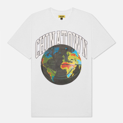 Мужская футболка Chinatown Market Smiley Global Citizen Heat Map Bball White