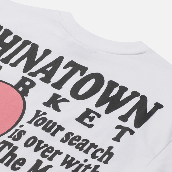 Мужская футболка Chinatown Market Smiley Fortune Ball Soul Mate White