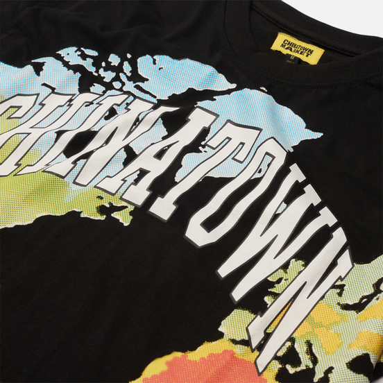 Мужская футболка Chinatown Market Global Citizen Heat Map Halftone Black