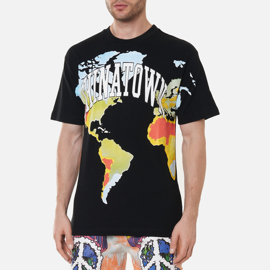 Мужская футболка Chinatown Market Global Citizen Heat Map Halftone Black