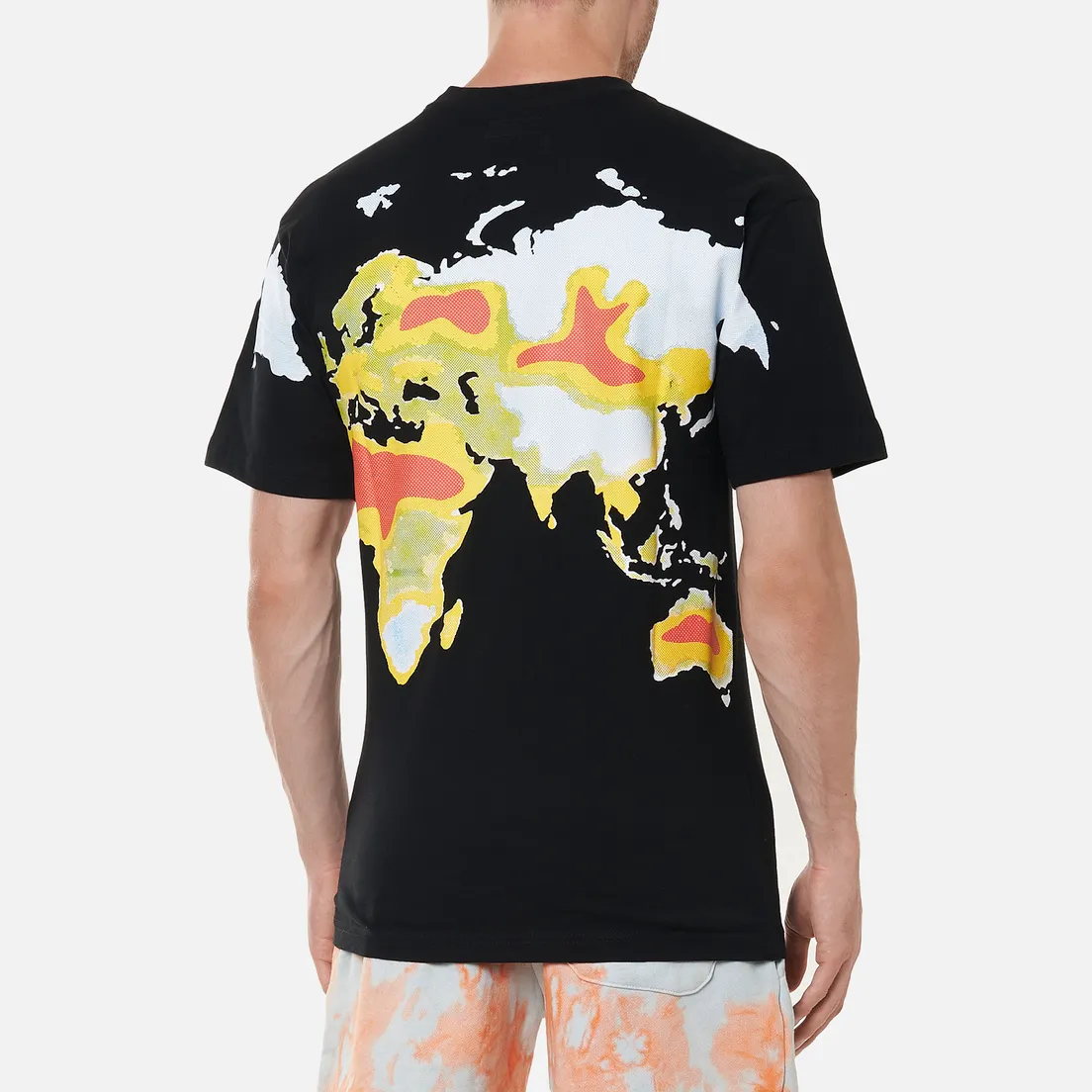 Chinatown Market Мужская футболка Global Citizen Heat Map Halftone