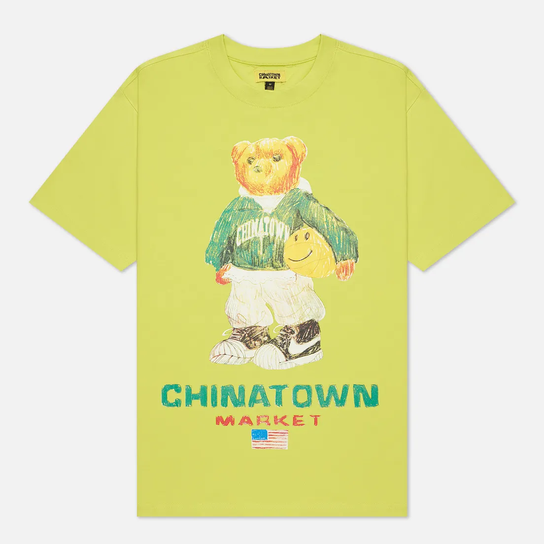 Chinatown Market Мужская футболка Smiley Sketch Basketball Bear