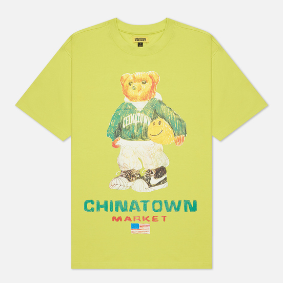 Мужская футболка Chinatown Market Smiley Sketch Basketball Bear Yellow