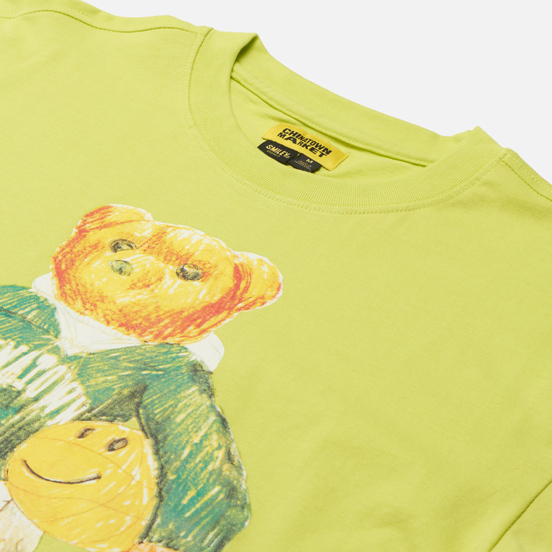 Мужская футболка Chinatown Market Smiley Sketch Basketball Bear Yellow
