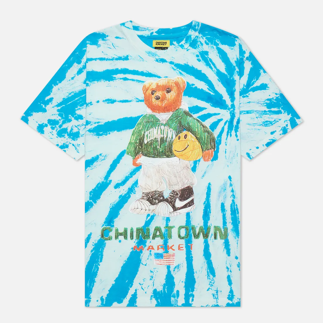 Chinatown Market Мужская футболка Smiley Sketch Basketball Bear