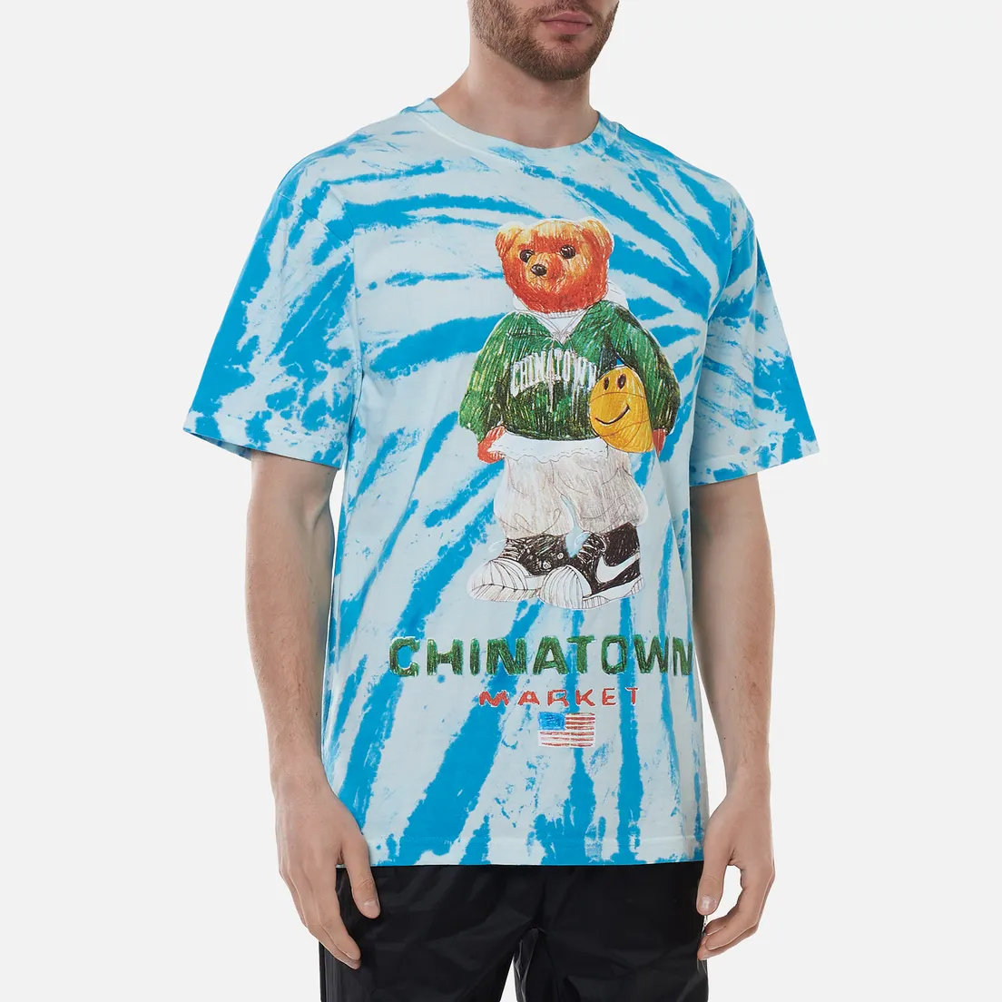 Chinatown Market Мужская футболка Smiley Sketch Basketball Bear
