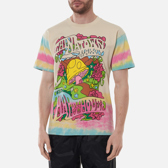 Мужская футболка Chinatown Market Happy House Edge Tie Dye