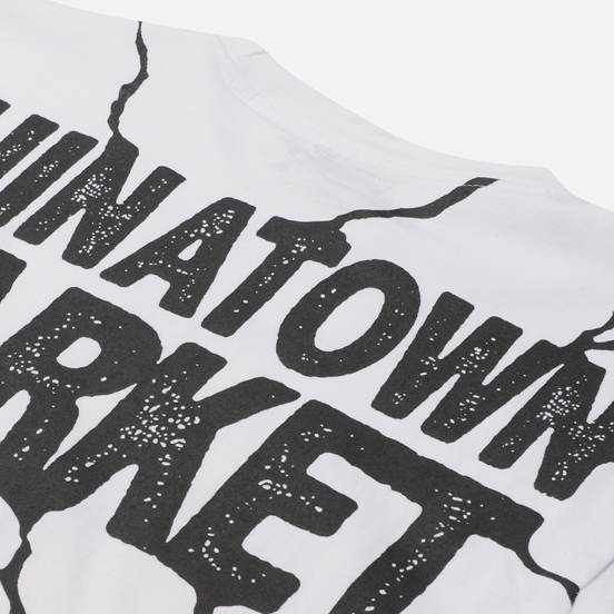 Мужская футболка Chinatown Market Smiley Dry Wall Breaker White