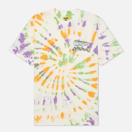 Мужская футболка Chinatown Market Block Tie-Dye Spiral Tie Dye