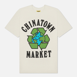 Мужская футболка Chinatown Market Recycle Global Cream