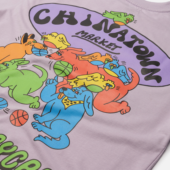 Мужская футболка Chinatown Market Dawg Days Purple