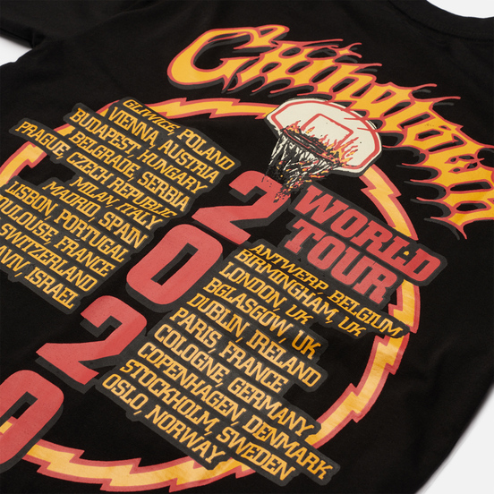 Мужская футболка Chinatown Market Skelly World Tour Black