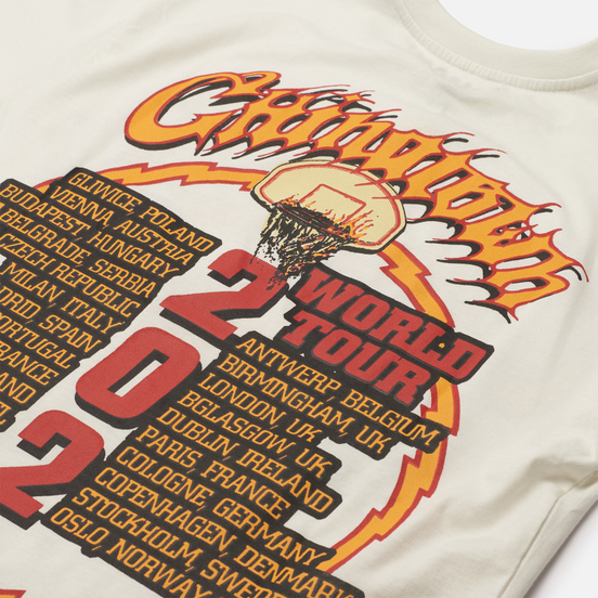 Мужская футболка Chinatown Market Skelly World Tour Cream