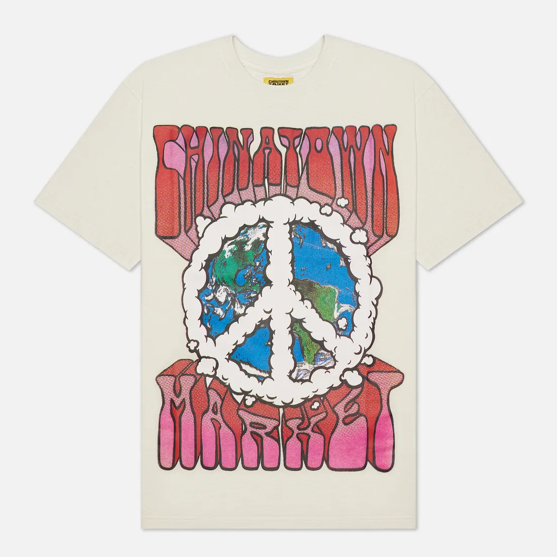 Chinatown Market Мужская футболка Peace On Earth Clouds