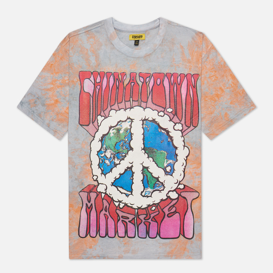 Мужская футболка Chinatown Market Peace On Earth Tie-Dye Tie Dye