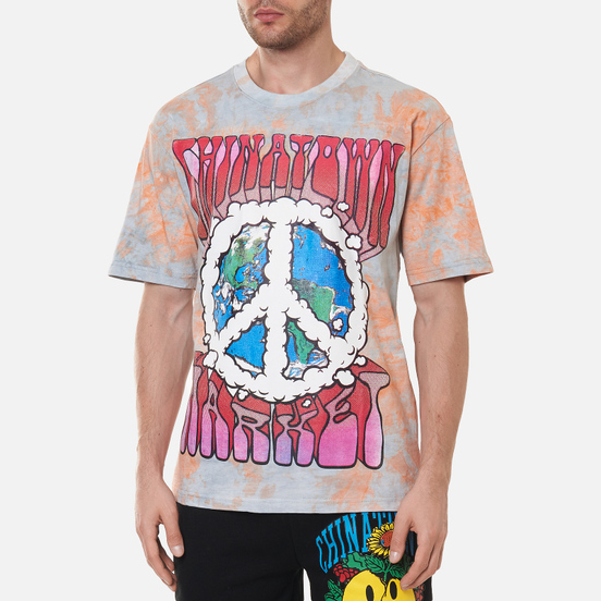 Мужская футболка Chinatown Market Peace On Earth Tie-Dye Tie Dye