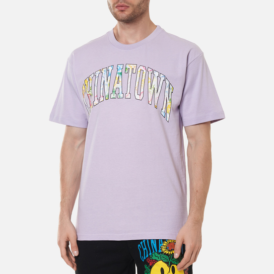 Мужская футболка Chinatown Market Watercolor Arc Purple