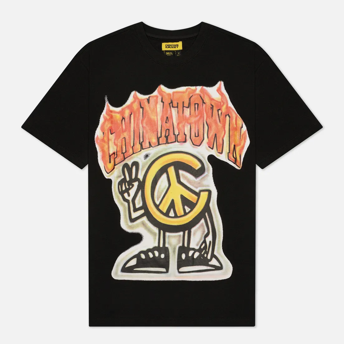 Chinatown Market Мужская футболка Peace Guy Flame Arc