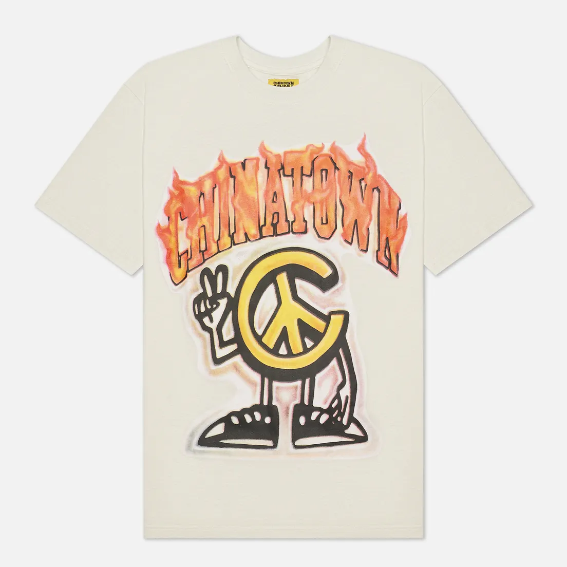 Chinatown Market Мужская футболка Peace Guy Flame Arc